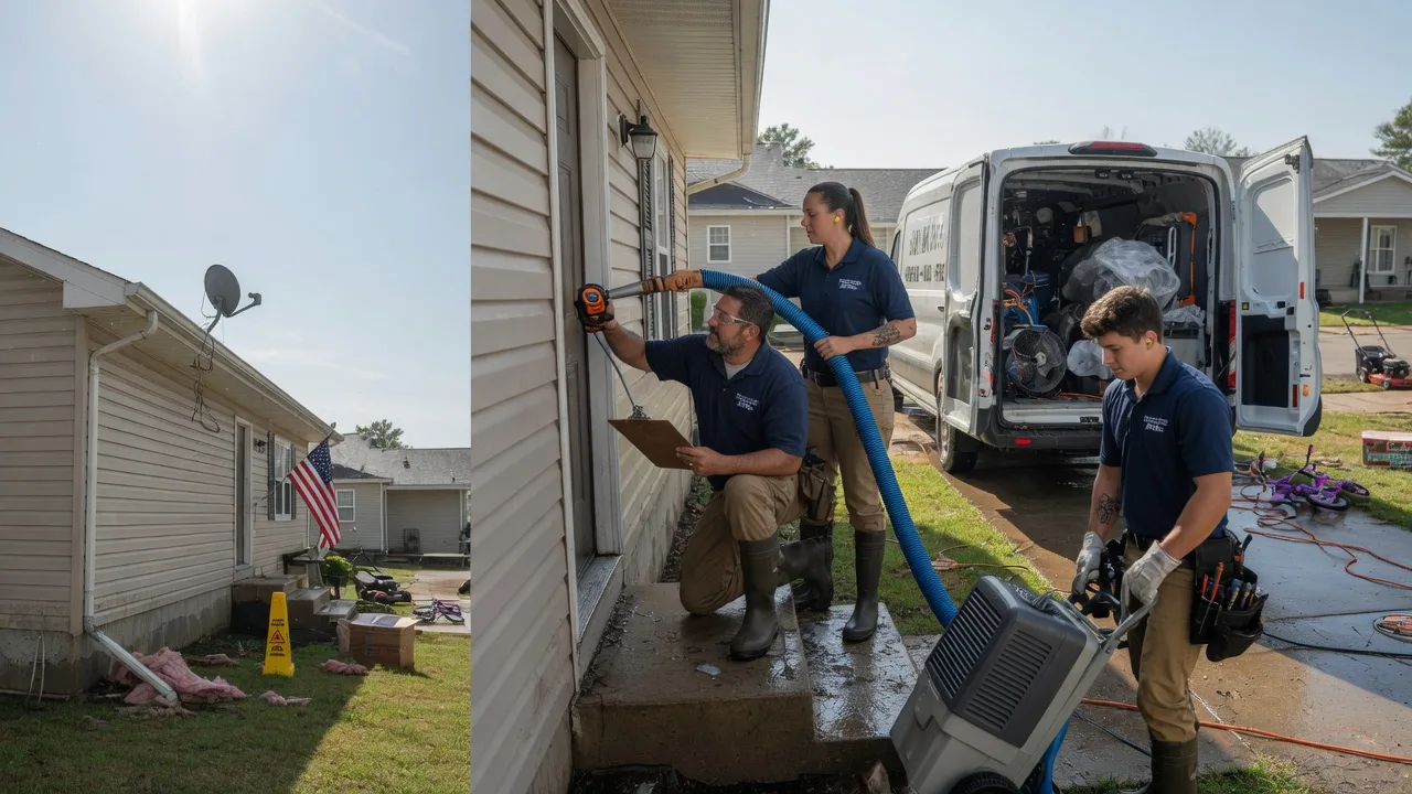 Ceiling Water Damage Restoration in Bath, IN near me